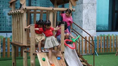 Donación de un parque infantil y una sala de lectura al Hospital Infantil de Hanoi
