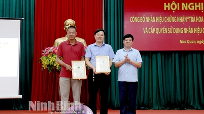 ประกาศเครื่องหมายการค้ารับรอง “Cuc Phuong Golden Flower Tea”