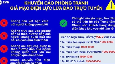 EVN、オンライン詐欺を働くために電力会社を装う「トリック」に注意するよう警告 - ランソン新聞・ラジオ・テレビ