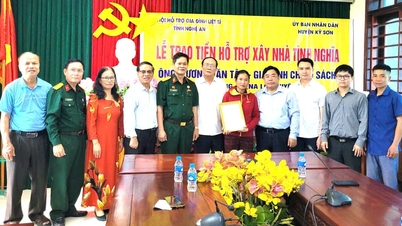 100 millions de VND ont été attribués pour soutenir la construction de maisons de charité à Tan Ky et Ky Son