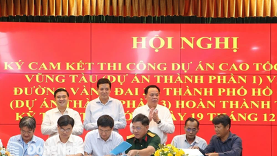 16 nhà thầu ký cam kết hoàn thành thông xe kỹ thuật đường cao tốc Biên Hòa - Vũng Tàu, đường Vành đai 3 - Thành phố Hồ Chí Minh trước ngày 19-12-2025