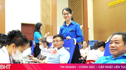 Hương Khê thu về 145 đơn vị máu tại ngày hội hiến máu tình nguyện