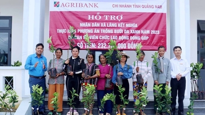 El afecto del Agribank Quang Nam por la comuna de Lang