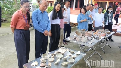 ค้นพบซากโบราณวัตถุที่สำคัญกว่าในตำบล Truong Yen เมือง Hoa Lu