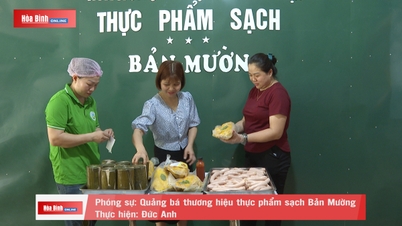 Promoting Ban Muong clean food brand