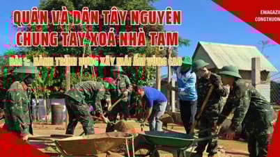 Quân và dân Tây Nguyên chung tay xóa nhà tạm - Bài 1: Hành trình dựng xây mái ấm vùng cao | Báo Công Thương