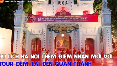 Du lịch Hà Nội thêm điểm nhấn mới với tour đêm tại đền Quán Thánh