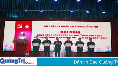 Militärkommando der Provinz Quang Tri: Konferenz zur Zusammenfassung der Nachahmungsbewegung „Skilled Civil Affairs“ und zum Aufbau einer „Good Civil Affairs Unit“ für den Zeitraum 2021 – 2025