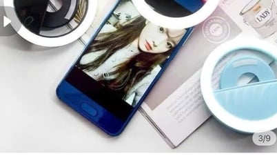 Handgehaltenes Selfie-LED-Licht kostet 15.000 VND … vor Gebrauch kaputt