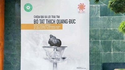 Ceremonia de apertura del culto a la Reliquia del Corazón del Bodhisattva Thich Quang Duc desde la tarde del 6 de mayo
