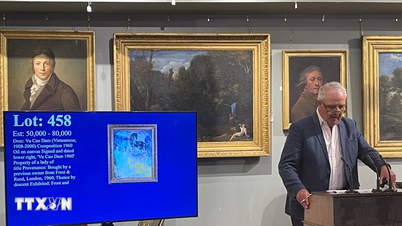 Un tableau de l'artiste Vu Cao Dam vendu aux enchères pour plus de 1,5 milliard de VND à Londres