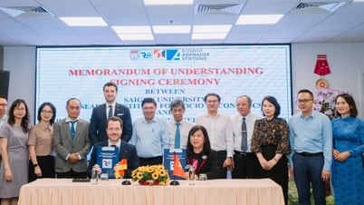 더 많은 베트남 대학이 독일 Konrad Adenauer Stiftung 재단과 협력하고 있습니다.
