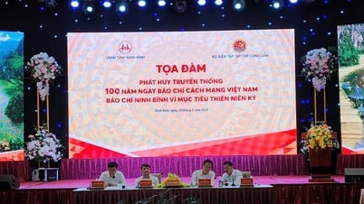 Seminar „Förderung der Tradition des 100-jährigen vietnamesischen Revolutionspressetages Ninh Binh Press für Millenniumsziele“