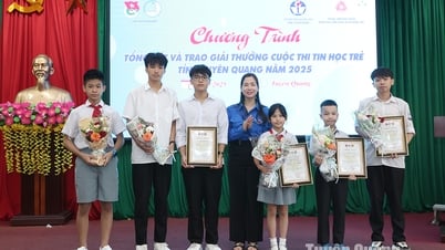 Trao giải Cuộc thi tin học trẻ tỉnh Tuyên Quang năm 2025