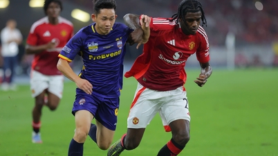 Hai Long: Every minute of playing against MU is precious and unforgettable.
