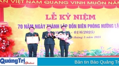 Le poste de garde-frontière de Huong Lap célèbre son 70e anniversaire