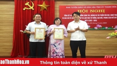 Trao giải thưởng sáng tác, quảng bá về chủ đề “Học tập và làm theo tư tưởng, đạo đức, phong cách Hồ Chí Minh”