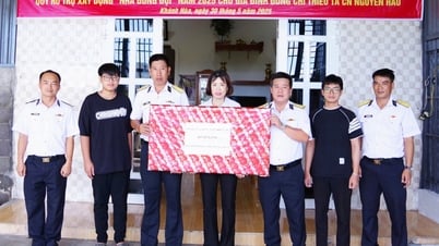 Lữ đoàn 685, Vùng 4 Hải quân bàn giao “Nhà đồng đội” cho gia đình quân nhân