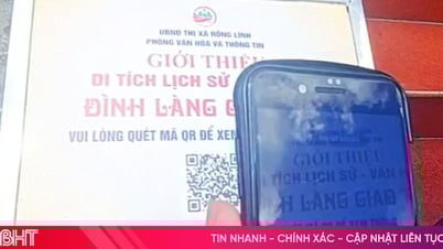 Attachez des codes QR aux monuments et aux sites pittoresques de la ville de Hong Linh