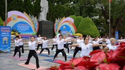 สัมผัสและฝึกโยคะในเมืองลางซอน - หนังสือพิมพ์และสถานีวิทยุโทรทัศน์ลางซอน