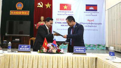 The Courts of Gia Lai and Ratanakiri provinces signed a cooperation agreement on crime prevention and control.