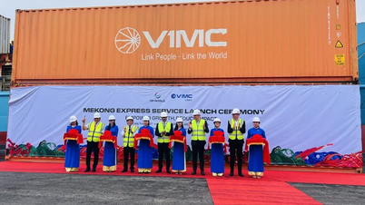 Ra mắt tuyến vận tải đường biển - sông nội địa Mekong Express
