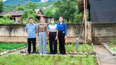 Hôpital général TTH Quang Binh : Soutien au forage de puits et à l'installation de réservoirs d'eau à l'école Y Leng