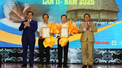 Trao giải Giải Báo chí Tây Nguyên lần thứ II tại TP Bảo Lộc