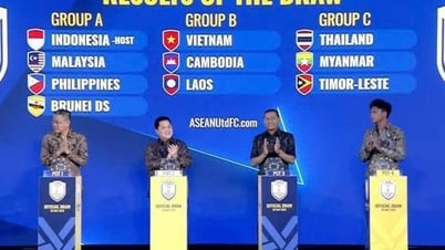 Việt Nam cùng bảng đấu với Lào, Campuchia tại Giải U23 Đông Nam Á 2025
