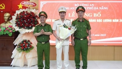Thăng cấp bậc hàm, nâng lương cho hơn 1.100 cán bộ, chiến sĩ Công an TP Đà Nẵng
