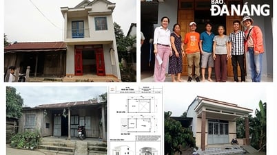 Miệt mài xây nhà chống lũ