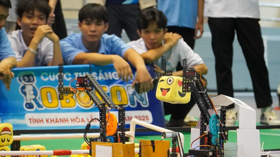 Interesante concurso Robocon en la provincia de Khanh Hoa
