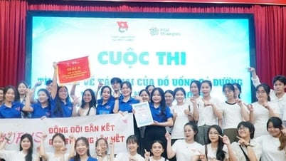 Sinh viên hào hứng thi tìm hiểu về tác hại của đồ uống có đường