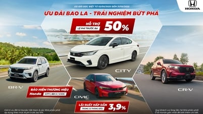 Promotional program of Honda car models in May 2025