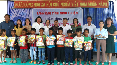 Ninh Thuận: Thăm và tặng quà cho các cháu thiếu nhi nhân ngày 1/6