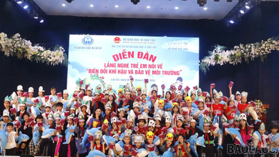 Diễn đàn Lắng nghe trẻ em nói về biến đổi khí hậu và bảo vệ môi trường