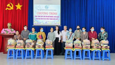 Hoa Thanh៖ ប្រគល់អំណោយចំនួន 100 ដល់សមាជិកនារីក្នុងគ្រាលំបាក