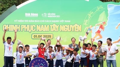 حفل توزيع جوائز بطولة كرة القدم تحت 11 عامًا - كأس صحيفة داك نونغ 2025