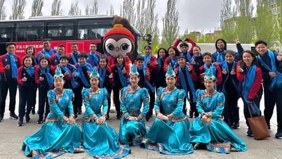 El equipo femenino de fútbol sala de Vietnam recibió una cálida bienvenida antes del torneo asiático