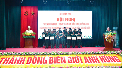 Division 312 met to honor the delegation of officers and soldiers participating in the implementation of mission A50