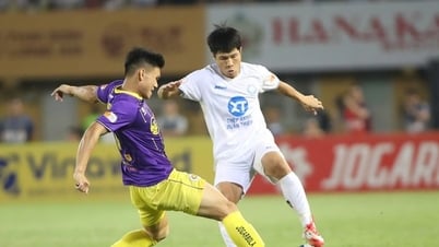 Trực tiếp Hà Nội FC vs Thép Xanh Nam Định 0-0 (H1): Hà Nội phản công nguy hiểm