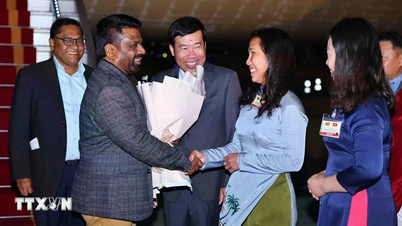 Der srilankische Präsident Kumara Dissanayaka beginnt seinen Staatsbesuch in Vietnam