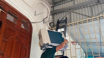 ゲアン省：エアコン修理工が「火傷」
