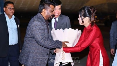 Sri Lankas Präsident kommt in Hanoi an und beginnt offiziellen Besuch in Vietnam
