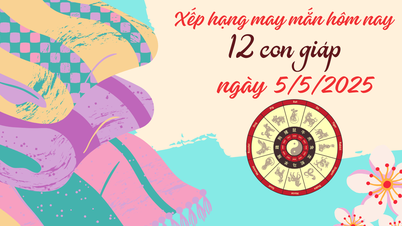 Xếp hạng may mắn nhất của 12 con giáp ngày 1/5/2025: Mùi 10 điểm