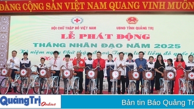 Phát động Tháng Nhân đạo năm 2025
