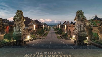 Peaceful village in Bali