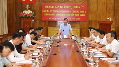 Huyện ủy Kiến Thụy triển khai nhiệm vụ trọng tâm tháng 5/2025: Tập trung xây dựng nông thôn mới kiểu mẫu