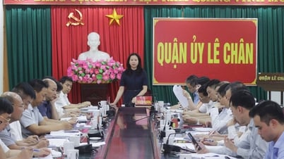 Quận uỷ Lê Chân triển khai nhiệm vụ trọng tâm tháng 5/2025