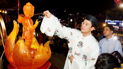 NSND Trịnh Kim Chi, Quốc Trường tham gia lễ rước tượng Phật